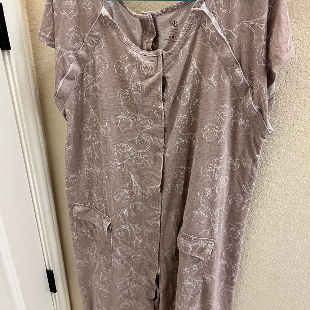 Kindred Bravely Floral Pajama in Light Brown